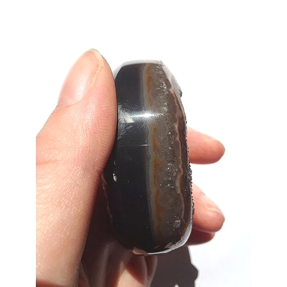 Burgundy Rainbow Amethyst Moon - Picture 5 of 6